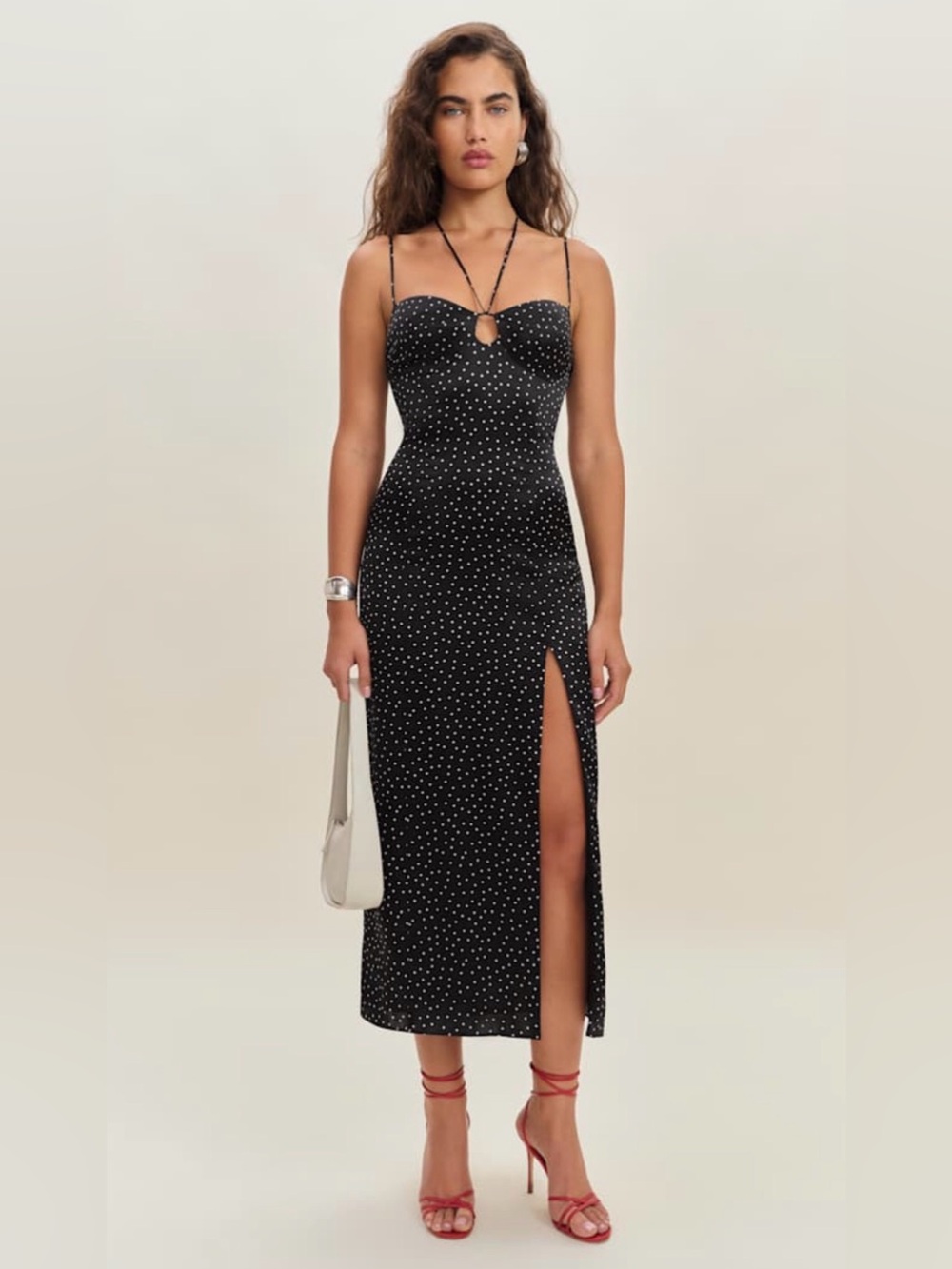 the Sophie Silk Dress from Reformation
New, size 8